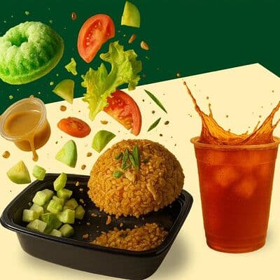 Комбо №2 Жареный рис с курицей